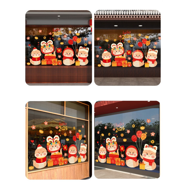 過年靜電無膠窗貼